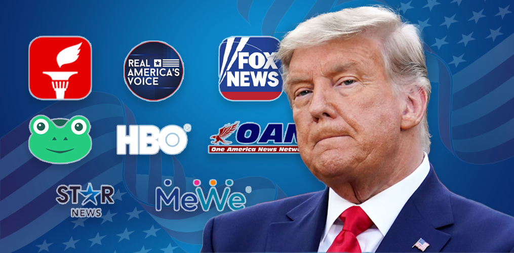 تصاعد نفوذ المنصات الإعلامية الموالية للرئيس السابق "دونالد ترامب"
