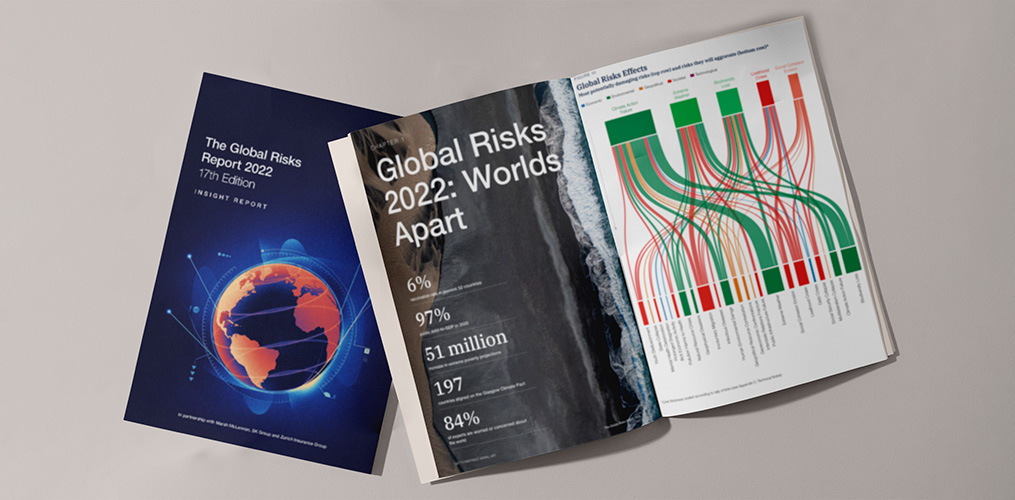 ما المخاطر الرئيسية التي يواجهها العالم خلال عام 2022؟