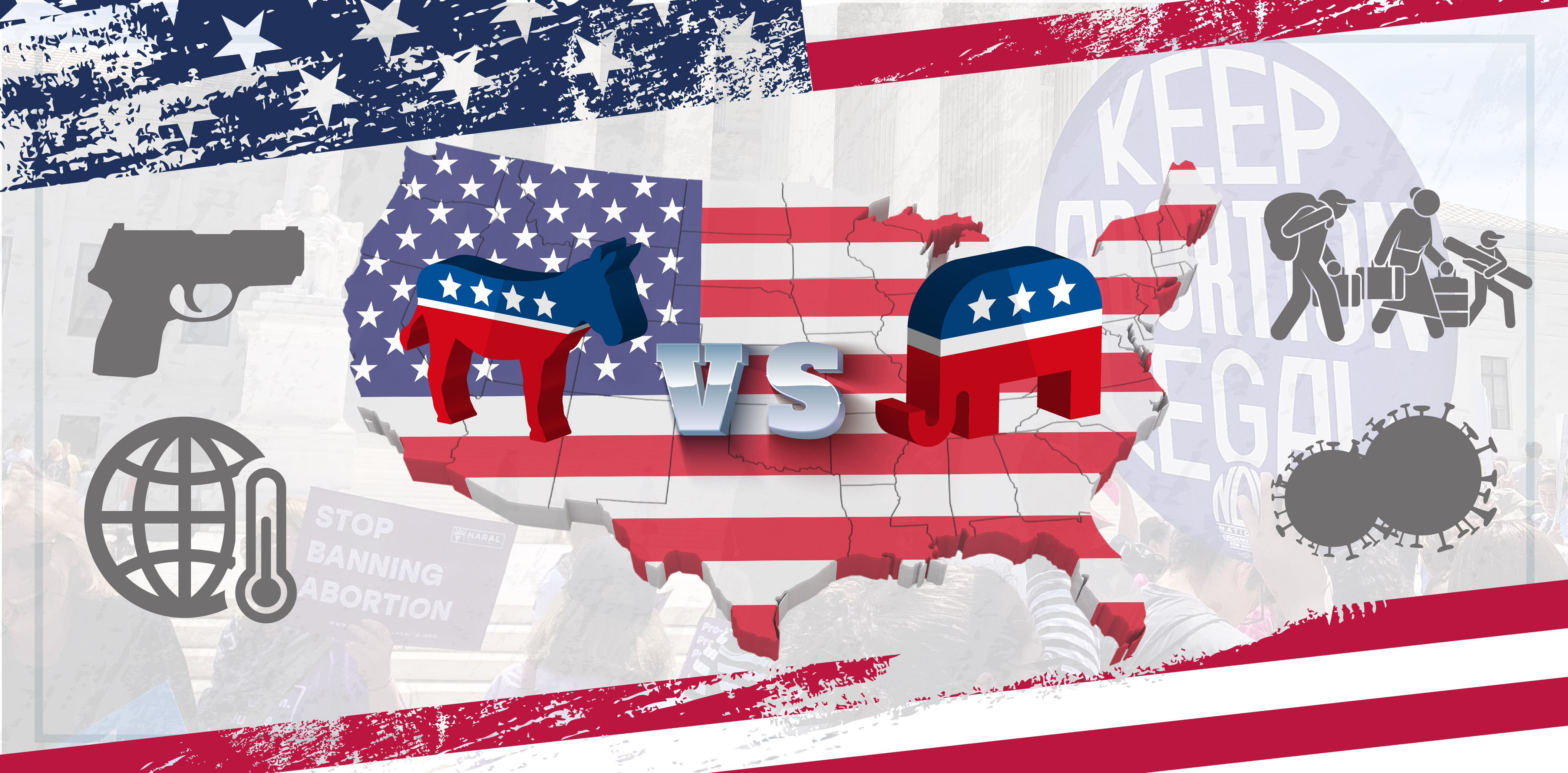 أبعاد تزايد الانقسامات الداخلية في الولايات المتحدة