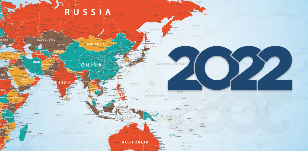 التفاعلات المرتقبة في آسيا والأوقيانوس خلال عام 2022 (فيديو)