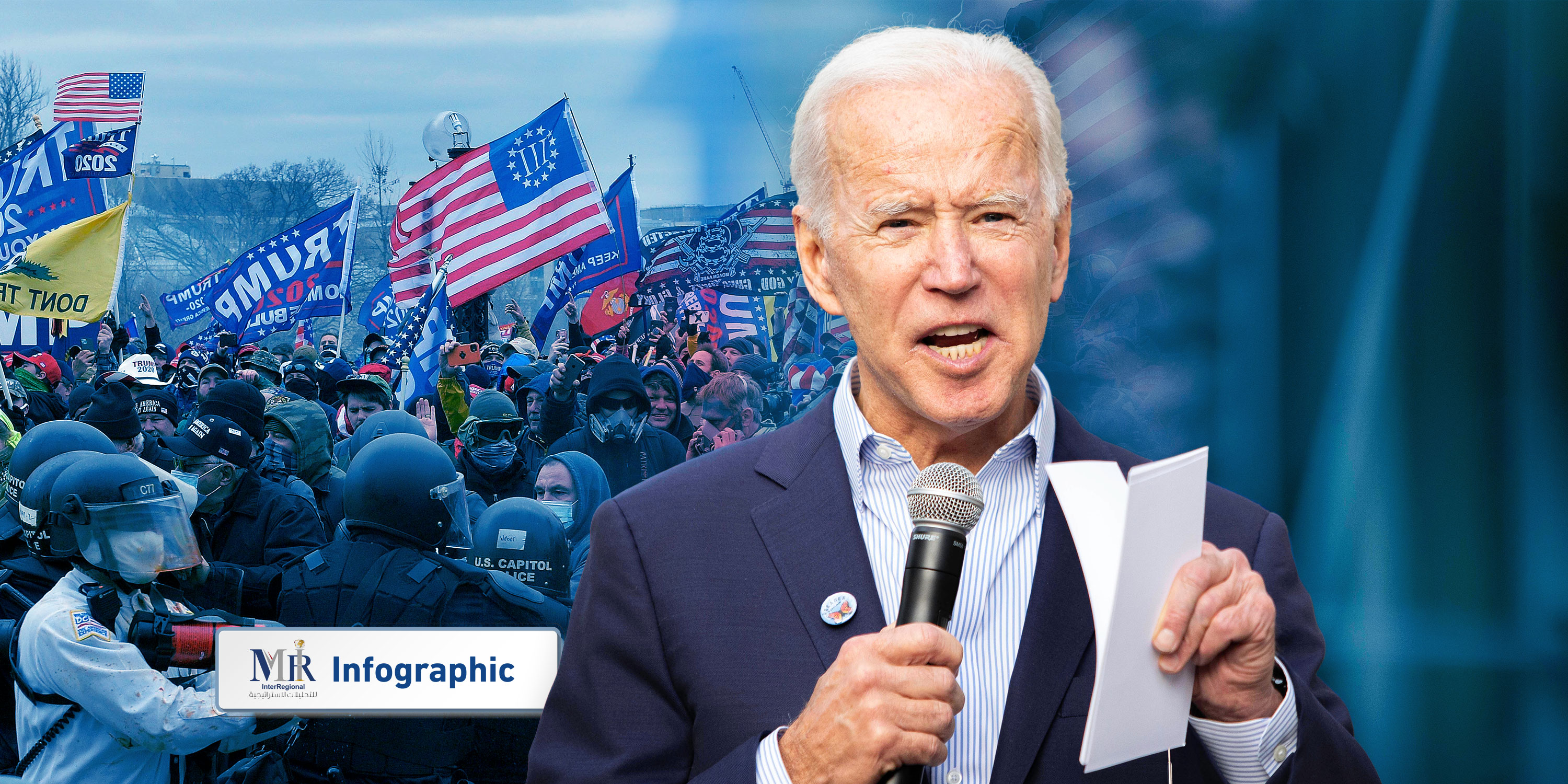 مؤشرات تراجع التأييد الأمريكي للرئيس جو بايدن (إنفوجرافيك)